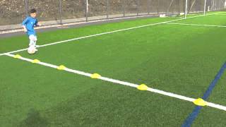 Fussballtraining 6er Reihe Übung 610  Ballkontrolle  Technik [upl. by Megargee]