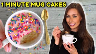 Easy 1 Minute Mug Cake Recipes [upl. by Hanni]