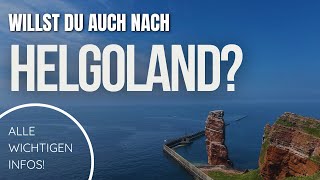 Helgoland Büsum Erfahrungsbericht Ausflugziel Sehenswürdigkeiten Anreise SchiffsfahrtFamilie [upl. by Ynnod]