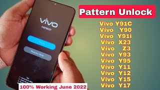 Vivo Y91c Y90 Y91i Y93 Y95 Y11 Y12 Y15 Y17 All Type Password Pattern Lock Remove In 1 Click [upl. by Gerson457]