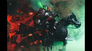 【Cape Show】Medieval Spawn is coming DIY cape set for Mcfarlane Medieval Spawn [upl. by Munmro172]