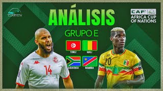 Grupo E COPA ÁFRICA 24 TÚNEZ y MALI favoritas de grupo [upl. by Enomrej]