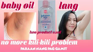 Pampaputi ng kilikili  mabilis na pampaputi baby oil  how to whiten under arm fast [upl. by Artinek]