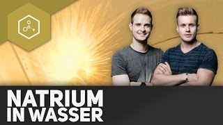 Natrium in Wasser geht ab  Das Experiment [upl. by Aleda282]