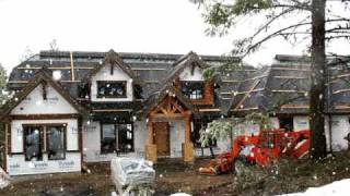 Custom Timber Frame Home  Timber Home Construction [upl. by Jarnagin549]