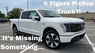 2023 Ford F150 Lightning Platinum POV Test Drive amp Review [upl. by Essyla]