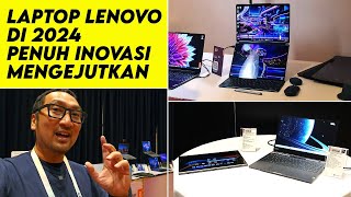 Laptop Windows  Android amp Inovasi Unik Lainnya – Lenovo di CES 2024 [upl. by Notlrak]