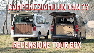 Camperizziamo un van recensione Tour Box a Parma [upl. by Aiynot]