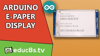 Arduino Tutorial How to use the 43 EPaper display with Arduino from Gearbestcom [upl. by Haldane]