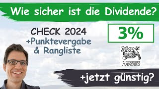 Nestlé Aktienanalyse 2024 Wie sicher ist die Dividende günstig bewertet [upl. by Namso49]