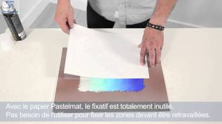 Tuto vidéo  le fixatif et le papier Pastelmat [upl. by Marietta]