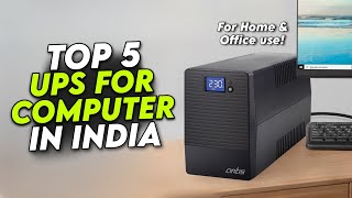 Top 5 Best UPS For Computer In India 2024  UPS For Computer Under 2000 UPS For PC UPS For Desktop [upl. by Atnoved907]