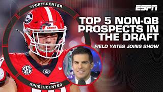 Field Yates’ Top 5️⃣ nonQB prospects in the NFL Draft  SportsCenter [upl. by Luy]