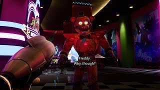 What happens if you attack Freddy with all weapons  Five Nights at Freddys Security Breach [upl. by Muhammad461]