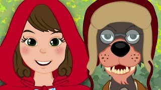 Promenonsnous dans les bois  comptine avec Le Petit Chaperon Rouge [upl. by Tur473]