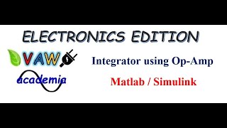 Integrator using Matlab  Simulink [upl. by Halyak]