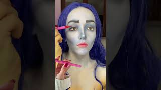 MAKEUP TUTORIAL PER LA SPOSA CADAVERE 🦋 makeuptutorial halloweenmakeuplook corpsebridemakeup [upl. by Ebag301]