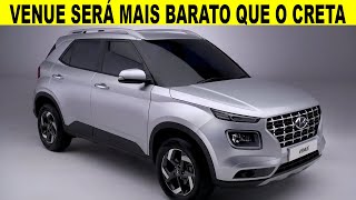 NOVO HYUNDAI SUV VENUE MAIS BARATO DO QUE O CRETA [upl. by Dygall538]