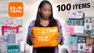 I Bought 100 Nail Products from TEMU [upl. by Sirap]