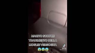 marito scopre il tradimento della moglie😱 video shock [upl. by Legin]