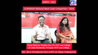 National Moot Court Competition at NVP Law College on 14th amp15th Sep 2024 [upl. by Airdnazxela]