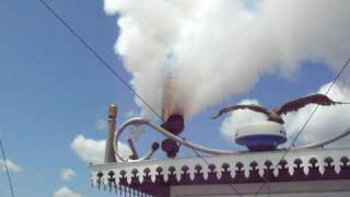 Steam Whistle of the CHAUTAUQUA BELLE [upl. by Jandel]