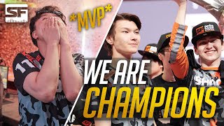 SF Shock OWL Championship Win REACTION  BTS Super Sinatraa MVP Choihyobin amp More [upl. by Aikkan654]