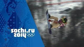 Ladies Snowboard Slopestyle  Final  Jamie Anderson Wins Gold  Sochi 2014 Winter Olympics [upl. by Annabel]