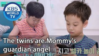 The twins are Mommys guardian angel Stars Top Recipe at FunStaurant  KBS WORLD TV 201020 [upl. by Pufahl]