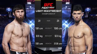 Magomed Ankalaev vs Johnny Walker 2 Full Fight  Fight Night [upl. by Ingaborg892]