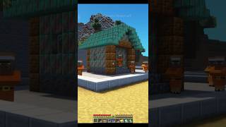 Los Aldeanos construyen una casa de cobre y una casa de carbón en minecraft inspirado en mrBeast [upl. by Oirifrop763]