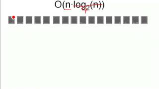 Algorithmen Wie kommt Laufzeitkomplexität zustande 3 On∙logn [upl. by Deedee]