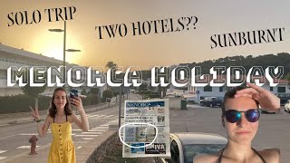 Menorca storytime  solo travel hotel fire ft TUI [upl. by Kurth937]