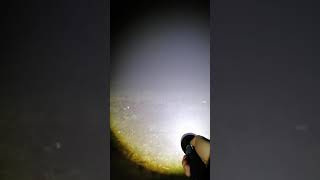 XHP 90 led flashlight fog test [upl. by Sirrep]