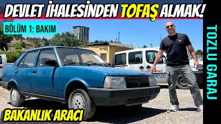 TOZLU GARAJ  Tofaş Şahin  Devlet İhalesinden Bakanlık Çıkması Tofaş Almak  1 Bölüm Bakım [upl. by Artek]