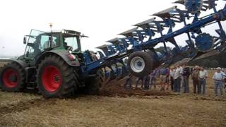 FENDT 936  Rabe Plough V 140 VII with 7 Bodies [upl. by Aidnyl]