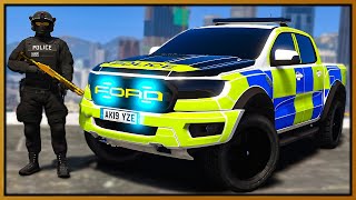 GTA 5 Roleplay  New Cop Car Takes Down Criminals  RedlineRP [upl. by Reamonn]