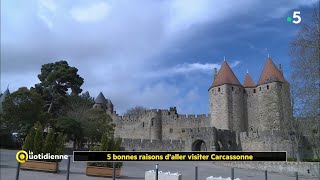 Les 5 bonnes raisons daller visiter Carcassonne [upl. by Stanislaus]