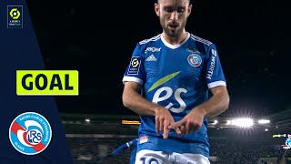 Goal Adrien THOMASSON 22  RCSA RC STRASBOURG ALSACE  FC GIRONDINS DE BORDEAUX 52 2122 [upl. by Annamarie]