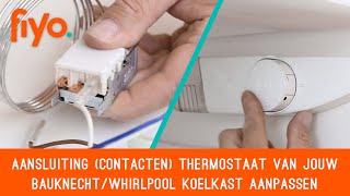 Thermostaat van jouw Bauknecht  Whirlpool koelkast vervangen [upl. by Nayek907]