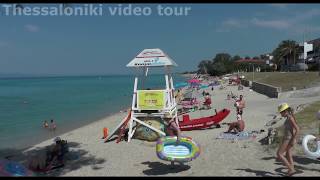 Hanioti Beach in Halkidiki  Παραλία Χανιώτης Χαλκιδική [upl. by Philbo]