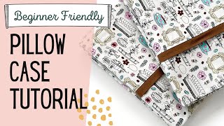 How to Sew a Pillow Case the easiest way [upl. by Goldman744]