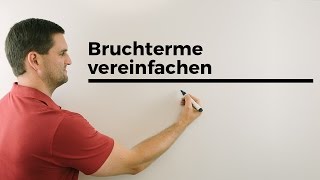 Bruchterme vereinfachen  Mathe by Daniel Jung [upl. by Nitsirt]