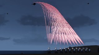 ArmA 3 Phalanx CIWS Shooting down Incoming Jets  Phalanx CIWS in Action  CRAM  Simulation [upl. by Dyraj]