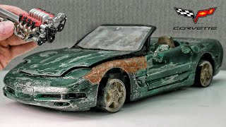 Full Restoration Chevrolet Corvette C5 Restore model car [upl. by Notnek]