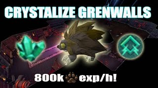 Runescape 3 Updated Crystallize Grenwalls Guide  800k Hunter EXPh [upl. by Ahseem]