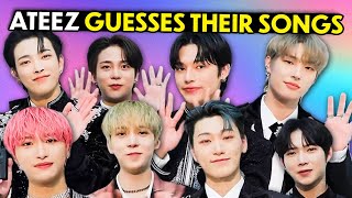 ATEEZ 에이티즈 Plays Guess That Song In One Second  KPop Stars React [upl. by Rhys]