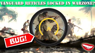 Vanguard gun reticles cant be unlocked in Warzone Pacific bug [upl. by Jean]