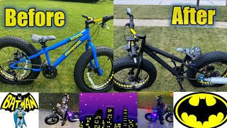 Building a Kids dream Batman Bicycle [upl. by Warram]