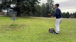 Video140  McChord AFB  New Beginner Red 9hole  Disc Golf Round [upl. by Ynohtona12]